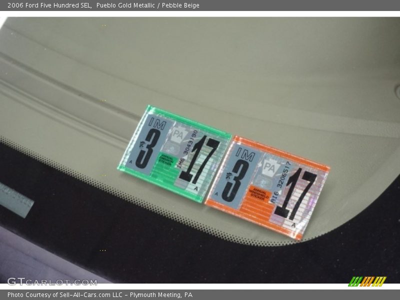 Pueblo Gold Metallic / Pebble Beige 2006 Ford Five Hundred SEL