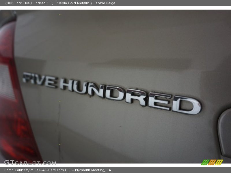 Pueblo Gold Metallic / Pebble Beige 2006 Ford Five Hundred SEL