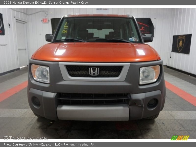 Sunset Orange Pearl / Gray 2003 Honda Element EX AWD