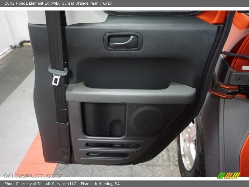 Sunset Orange Pearl / Gray 2003 Honda Element EX AWD