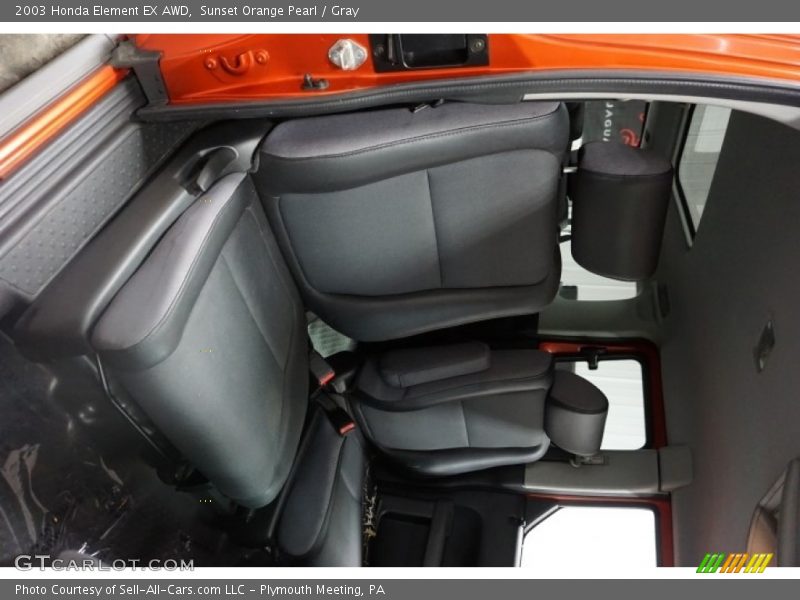 Sunset Orange Pearl / Gray 2003 Honda Element EX AWD