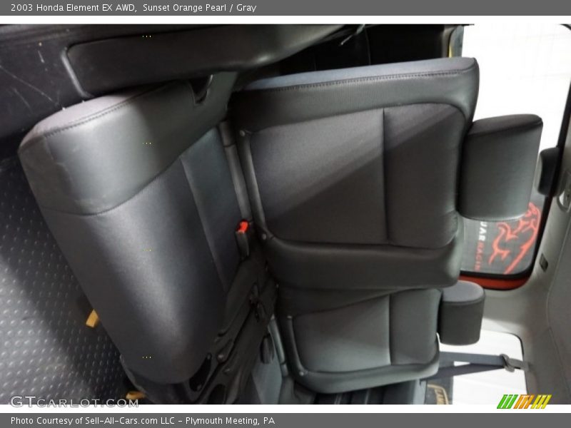 Sunset Orange Pearl / Gray 2003 Honda Element EX AWD