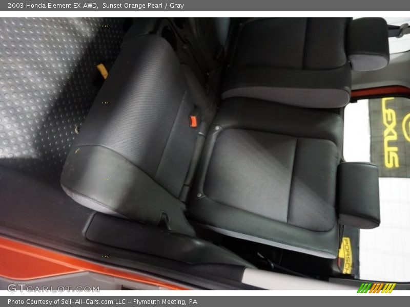 Sunset Orange Pearl / Gray 2003 Honda Element EX AWD