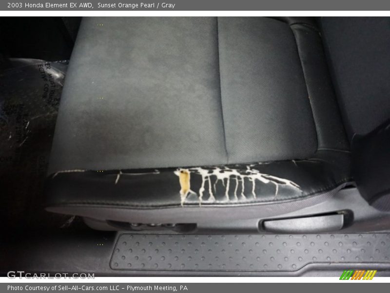 Sunset Orange Pearl / Gray 2003 Honda Element EX AWD