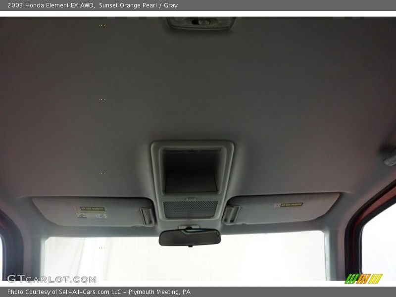 Sunset Orange Pearl / Gray 2003 Honda Element EX AWD