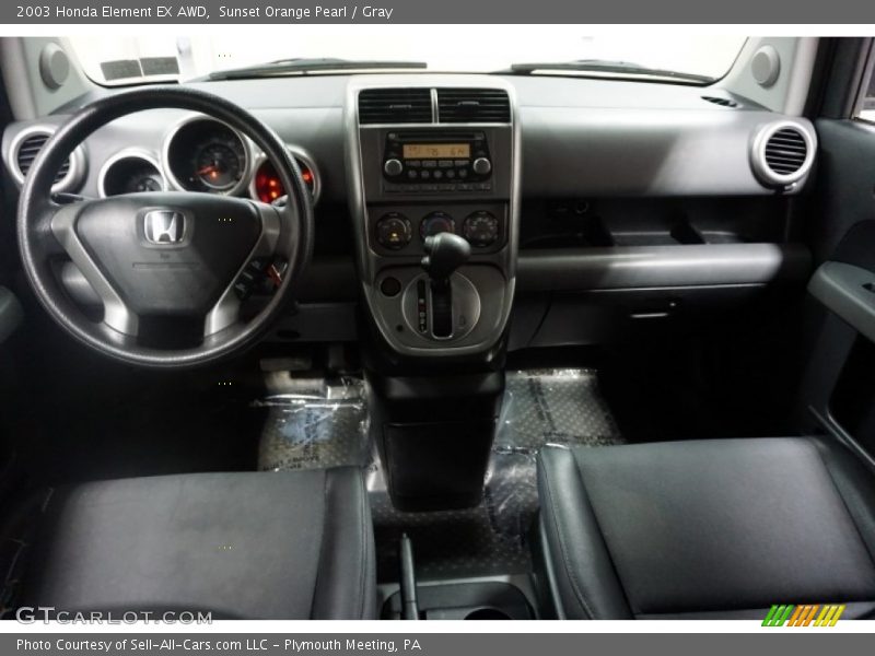 Sunset Orange Pearl / Gray 2003 Honda Element EX AWD