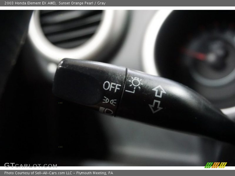 Sunset Orange Pearl / Gray 2003 Honda Element EX AWD