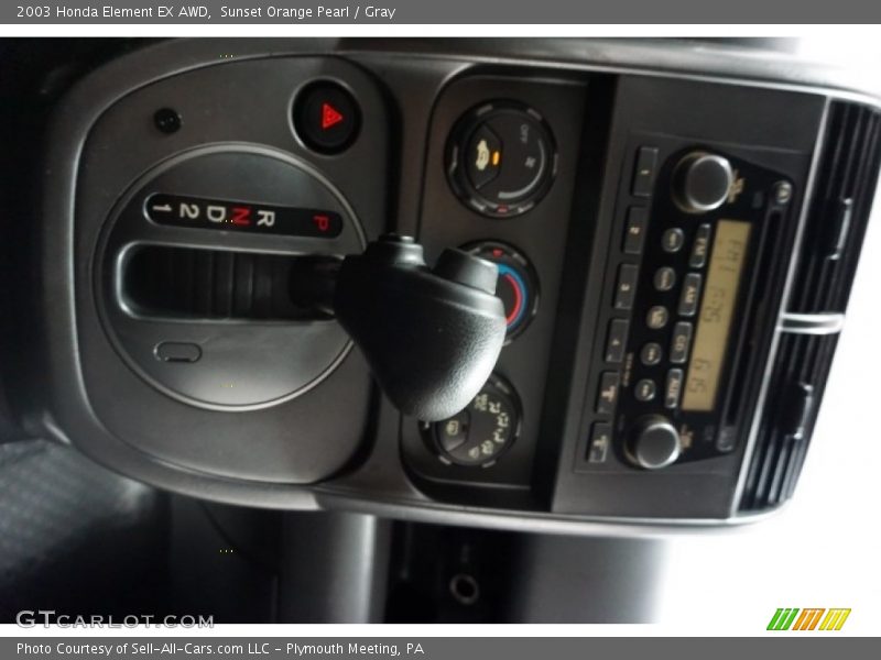 Sunset Orange Pearl / Gray 2003 Honda Element EX AWD