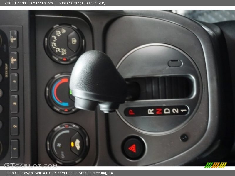 Sunset Orange Pearl / Gray 2003 Honda Element EX AWD