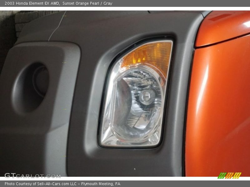 Sunset Orange Pearl / Gray 2003 Honda Element EX AWD