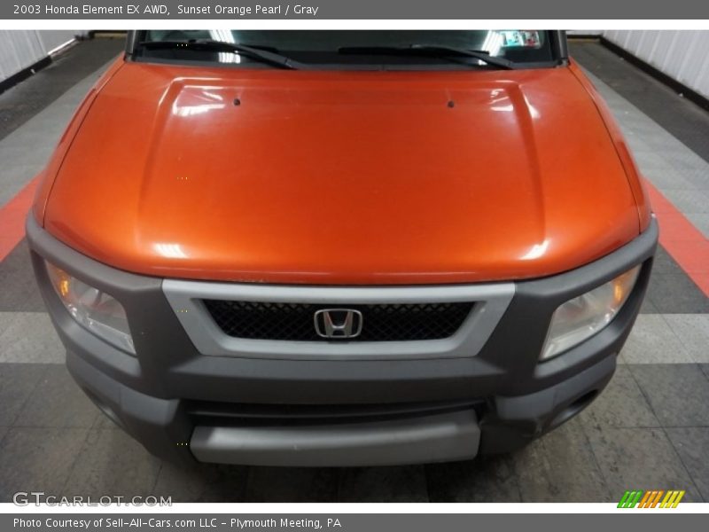 Sunset Orange Pearl / Gray 2003 Honda Element EX AWD
