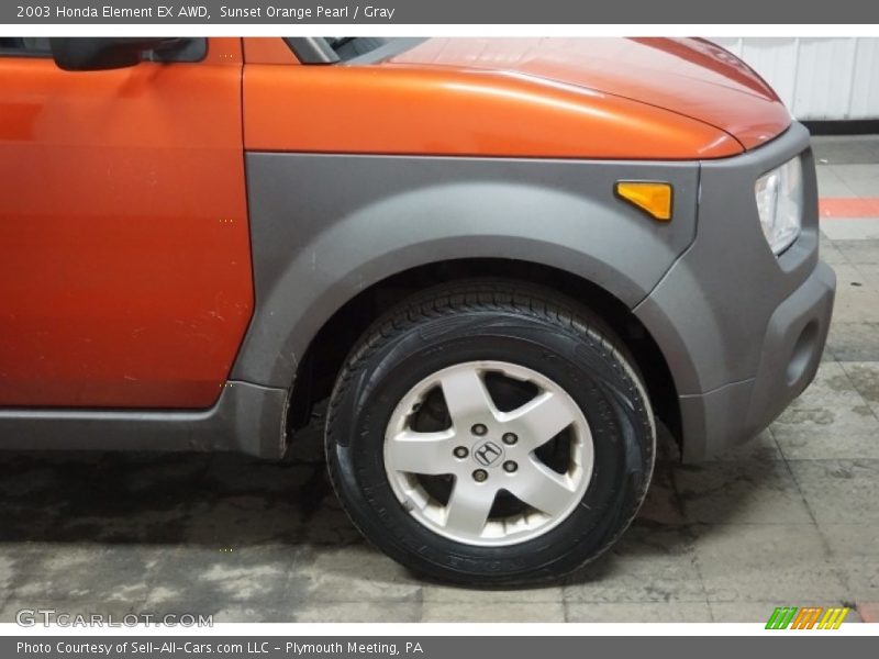 Sunset Orange Pearl / Gray 2003 Honda Element EX AWD