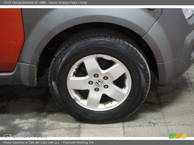 Sunset Orange Pearl / Gray 2003 Honda Element EX AWD