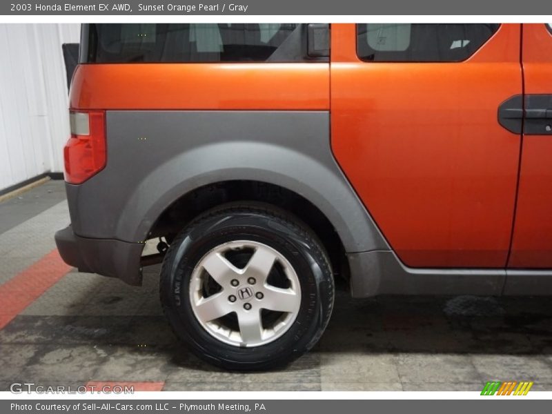 Sunset Orange Pearl / Gray 2003 Honda Element EX AWD
