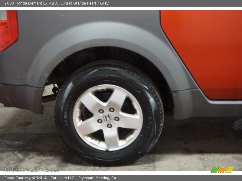 Sunset Orange Pearl / Gray 2003 Honda Element EX AWD