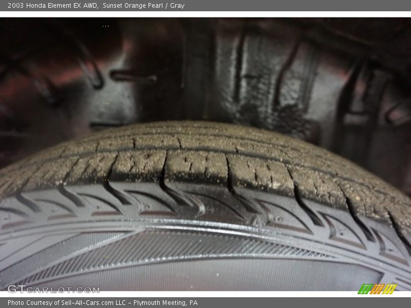 Sunset Orange Pearl / Gray 2003 Honda Element EX AWD