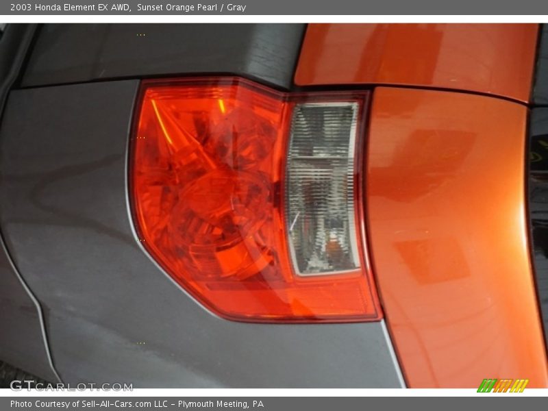Sunset Orange Pearl / Gray 2003 Honda Element EX AWD