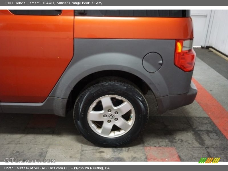 Sunset Orange Pearl / Gray 2003 Honda Element EX AWD