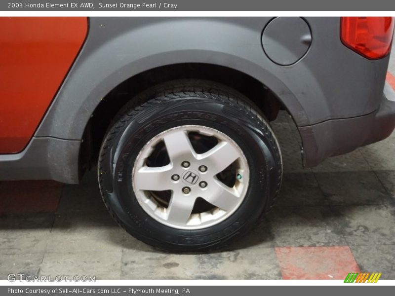 Sunset Orange Pearl / Gray 2003 Honda Element EX AWD