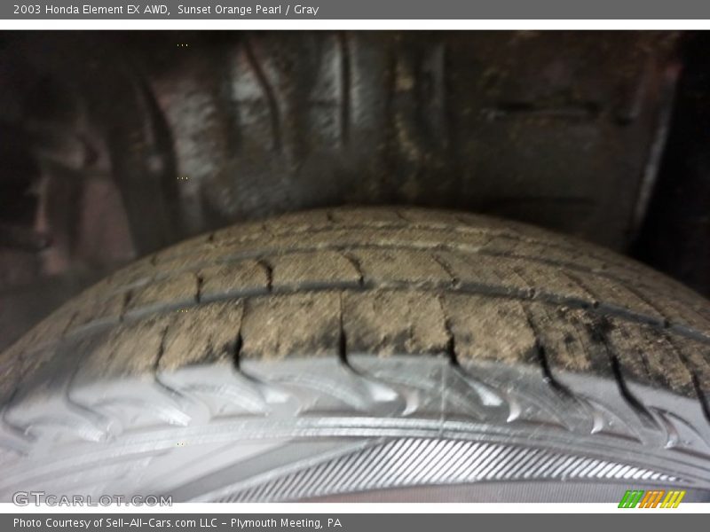 Sunset Orange Pearl / Gray 2003 Honda Element EX AWD