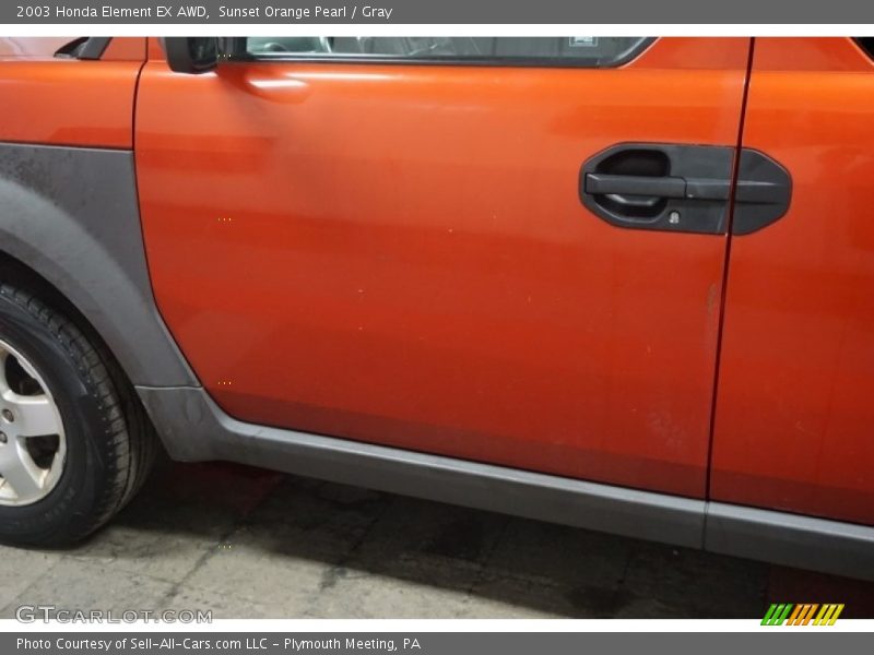 Sunset Orange Pearl / Gray 2003 Honda Element EX AWD