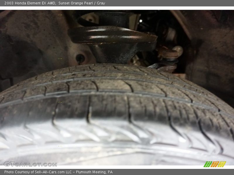 Sunset Orange Pearl / Gray 2003 Honda Element EX AWD