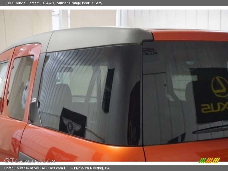 Sunset Orange Pearl / Gray 2003 Honda Element EX AWD