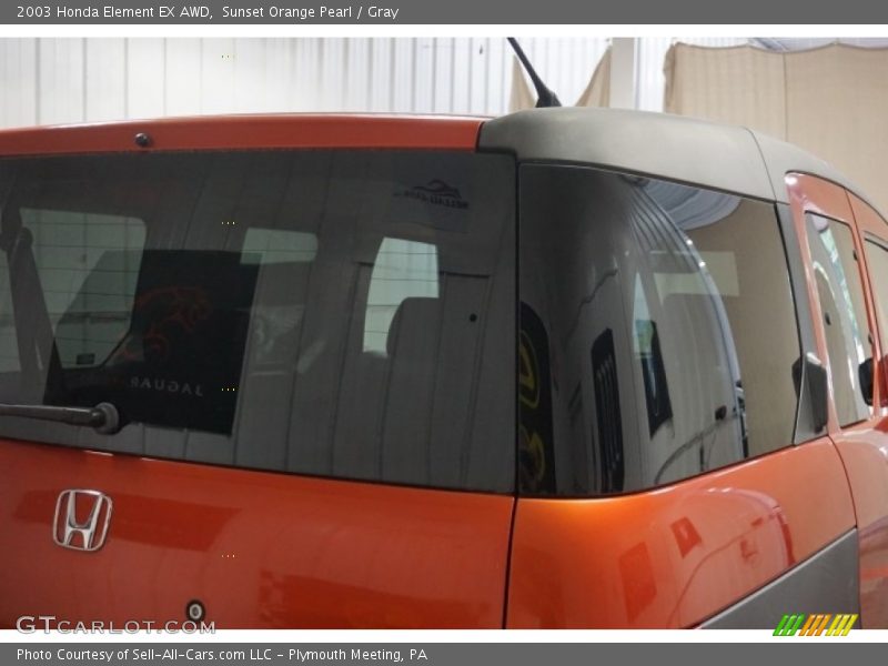 Sunset Orange Pearl / Gray 2003 Honda Element EX AWD