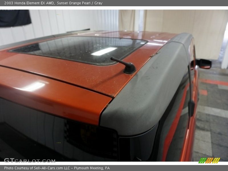 Sunset Orange Pearl / Gray 2003 Honda Element EX AWD
