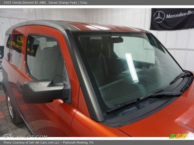 Sunset Orange Pearl / Gray 2003 Honda Element EX AWD