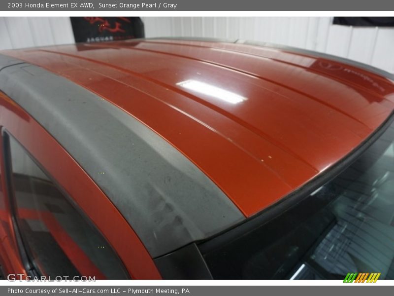 Sunset Orange Pearl / Gray 2003 Honda Element EX AWD