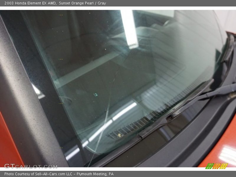 Sunset Orange Pearl / Gray 2003 Honda Element EX AWD