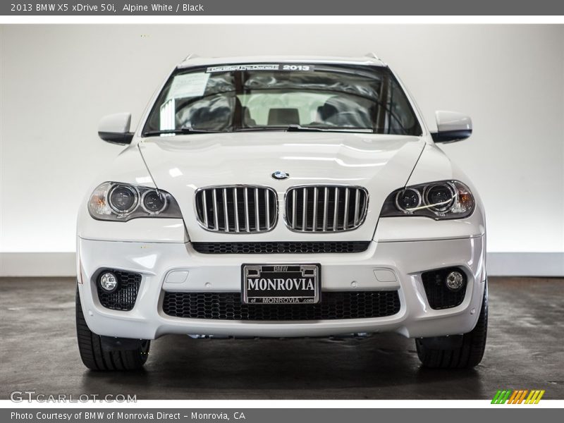 Alpine White / Black 2013 BMW X5 xDrive 50i