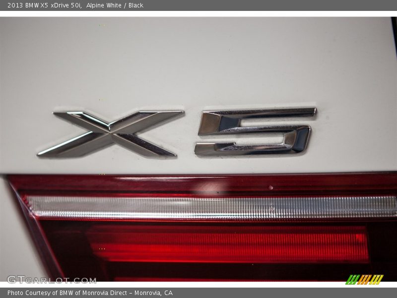 Alpine White / Black 2013 BMW X5 xDrive 50i