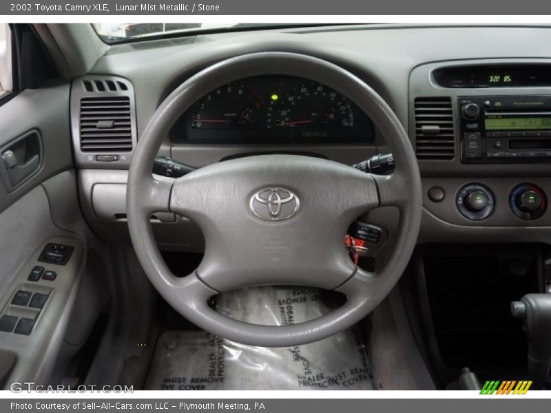 Lunar Mist Metallic / Stone 2002 Toyota Camry XLE