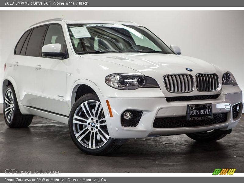 Alpine White / Black 2013 BMW X5 xDrive 50i
