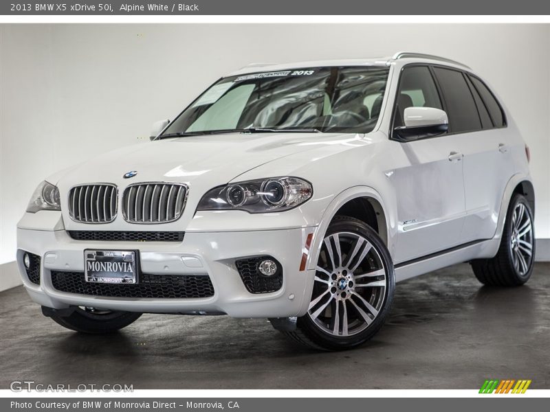 Alpine White / Black 2013 BMW X5 xDrive 50i