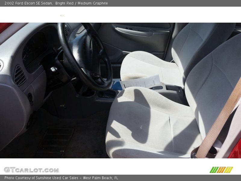 Bright Red / Medium Graphite 2002 Ford Escort SE Sedan