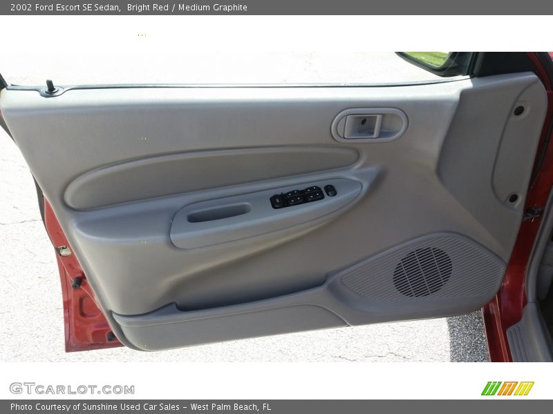 Bright Red / Medium Graphite 2002 Ford Escort SE Sedan