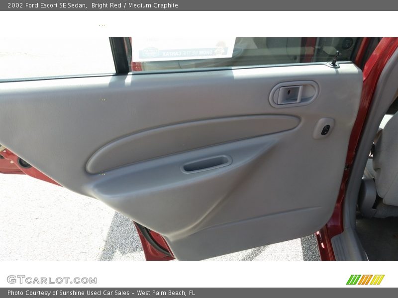 Bright Red / Medium Graphite 2002 Ford Escort SE Sedan