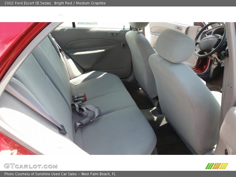 Bright Red / Medium Graphite 2002 Ford Escort SE Sedan