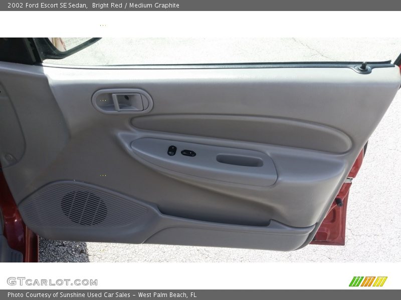 Bright Red / Medium Graphite 2002 Ford Escort SE Sedan