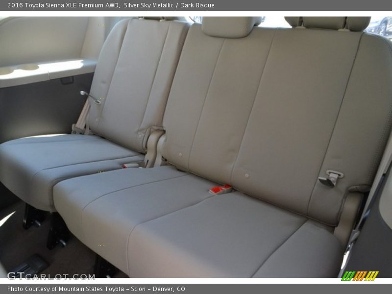 Silver Sky Metallic / Dark Bisque 2016 Toyota Sienna XLE Premium AWD