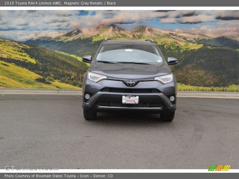 Magnetic Gray Metallic / Black 2016 Toyota RAV4 Limited AWD
