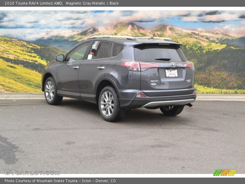 Magnetic Gray Metallic / Black 2016 Toyota RAV4 Limited AWD