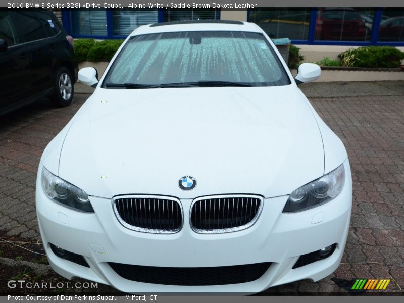 Alpine White / Saddle Brown Dakota Leather 2010 BMW 3 Series 328i xDrive Coupe