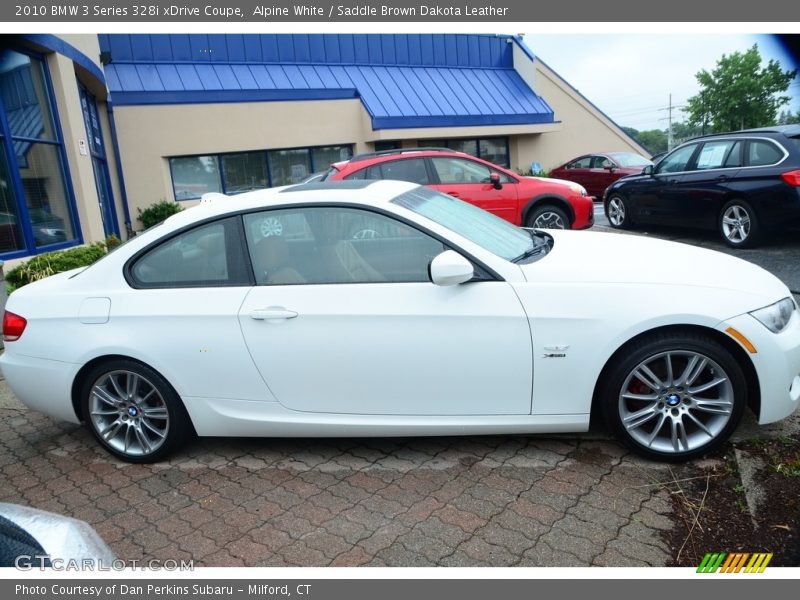 Alpine White / Saddle Brown Dakota Leather 2010 BMW 3 Series 328i xDrive Coupe
