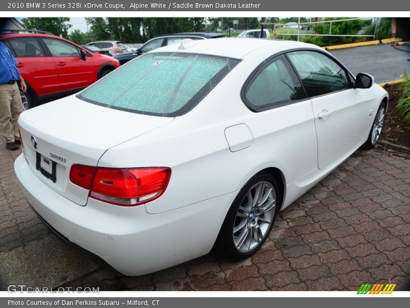 Alpine White / Saddle Brown Dakota Leather 2010 BMW 3 Series 328i xDrive Coupe