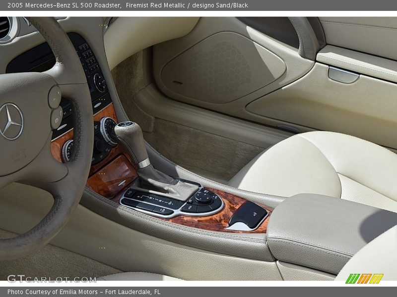 Firemist Red Metallic / designo Sand/Black 2005 Mercedes-Benz SL 500 Roadster