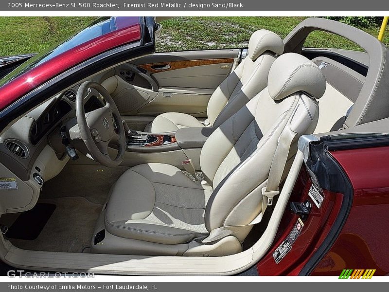 Front Seat of 2005 SL 500 Roadster